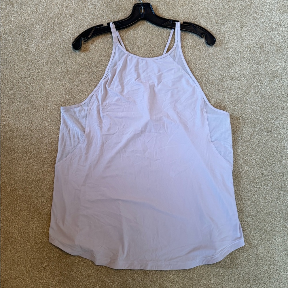 Lululemon Active Strappy Tank - NWOT - Body and Mesh - Size 12 - Light Purple